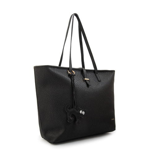 Cartera Dos Asas Bianca Negro