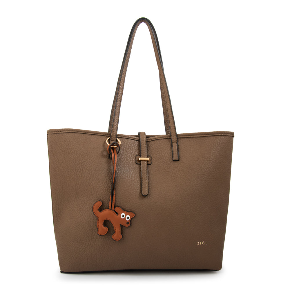 Cartera Dos Asas Bianca Taupe