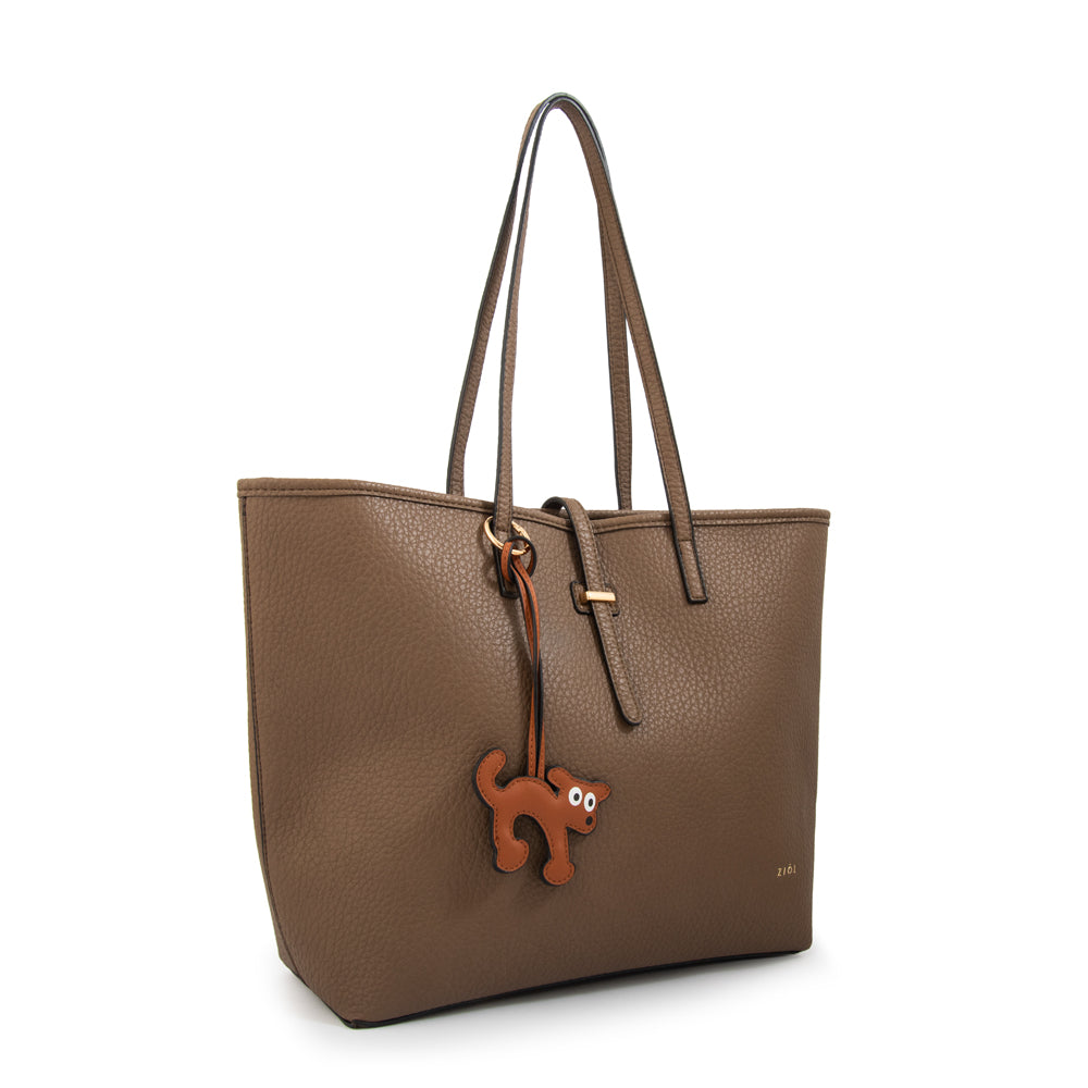 Cartera Dos Asas Bianca Taupe