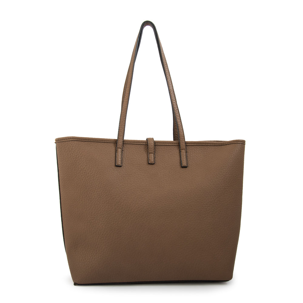 Cartera Dos Asas Bianca Taupe