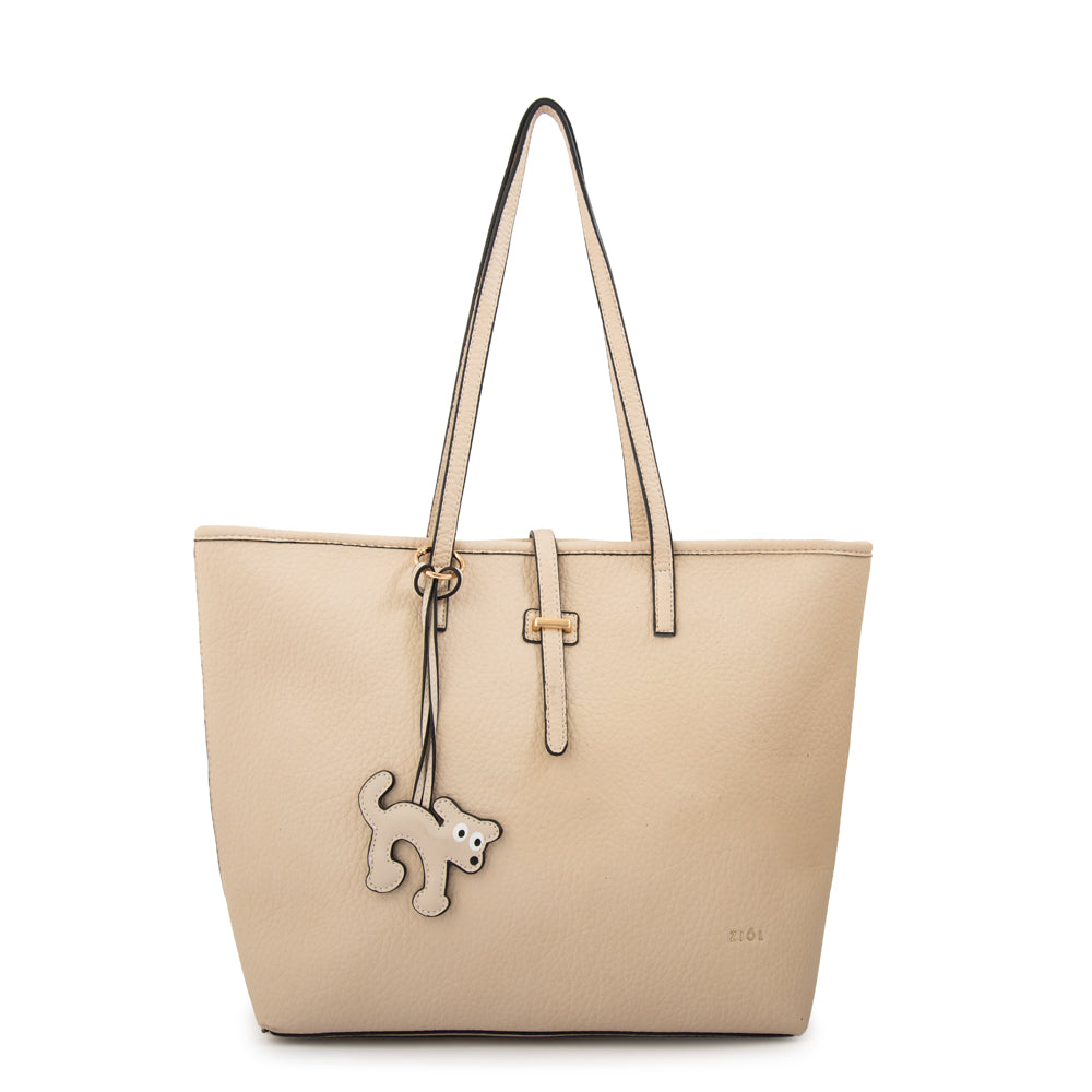 Cartera Dos Asas Bianca Blanco Crudo
