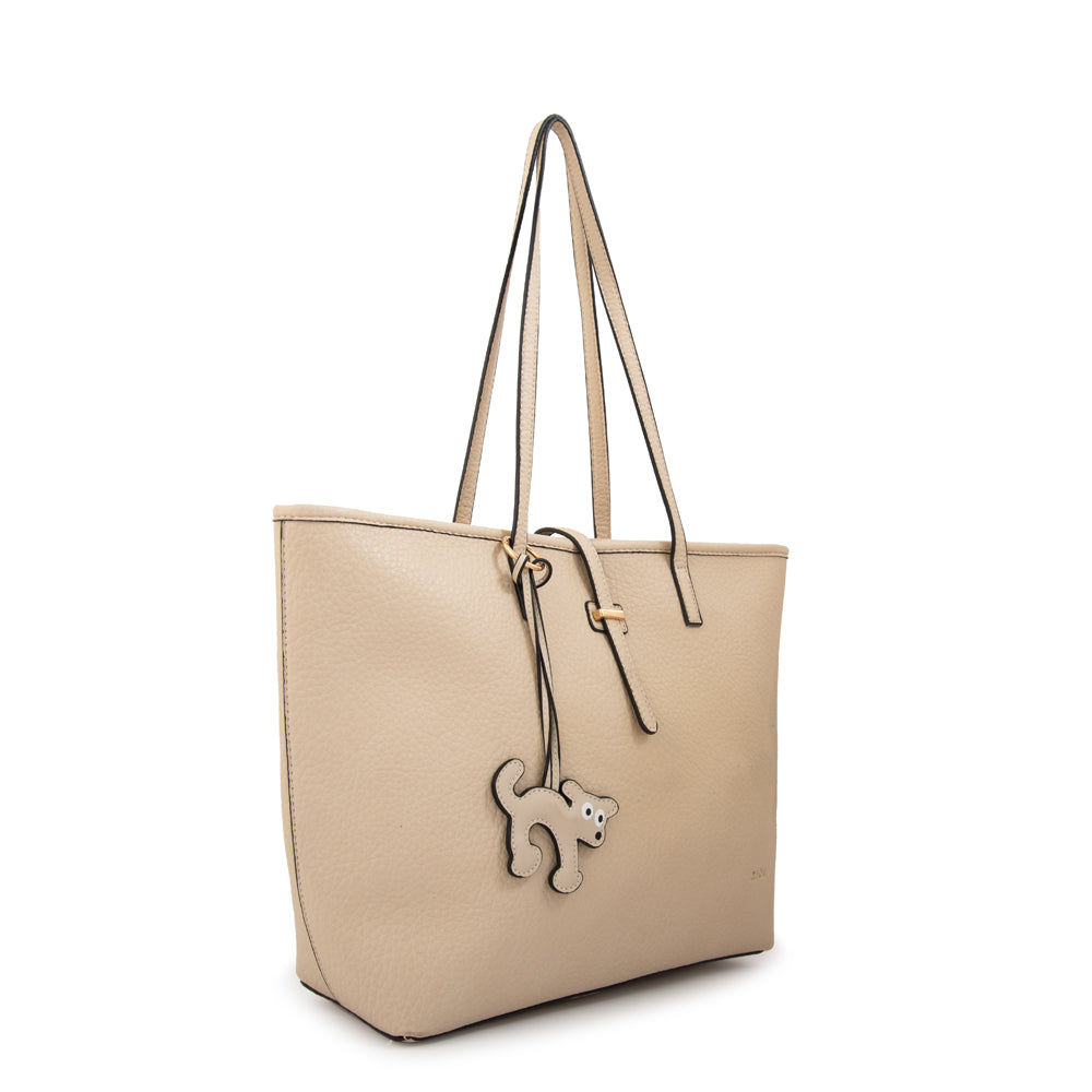 Cartera Dos Asas Bianca Blanco Crudo