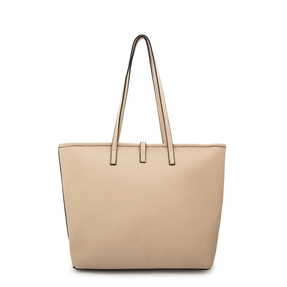 Cartera Dos Asas Bianca Blanco Crudo