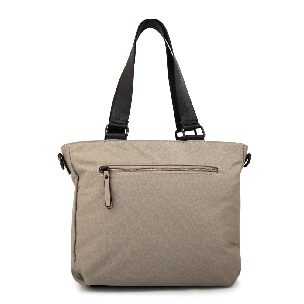 Cartera Dos Asas Selina Gris