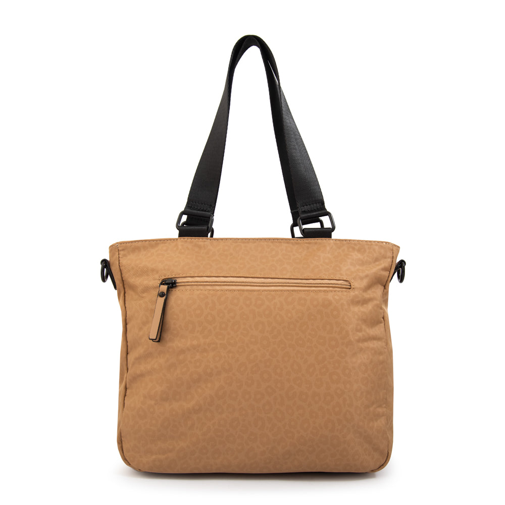 Cartera Dos Asas Selina Beige