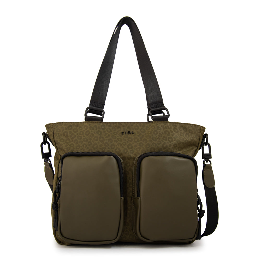 Cartera Dos Asas Selina Verde Oliva