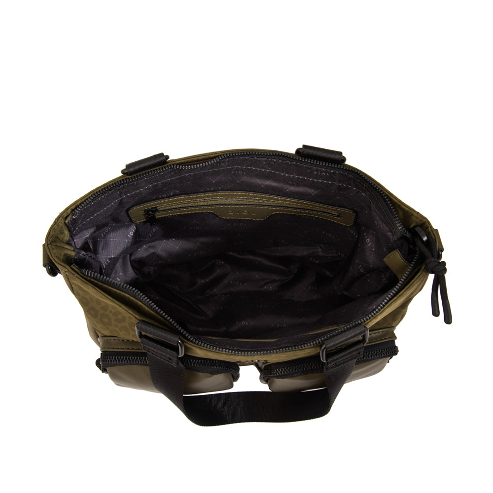 Cartera Dos Asas Selina Verde Oliva
