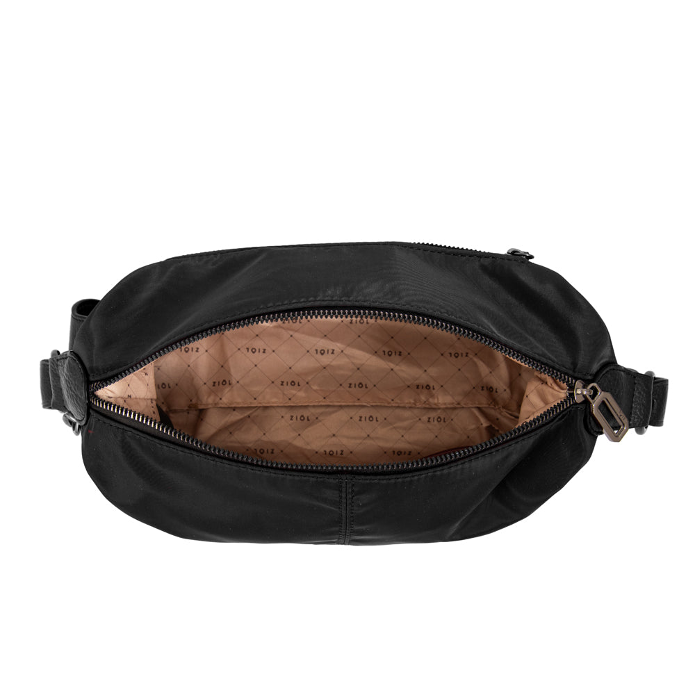 Crossbody Valeria Nylon Negro