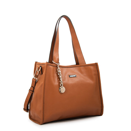 Cartera Dos Asas Renatta Café