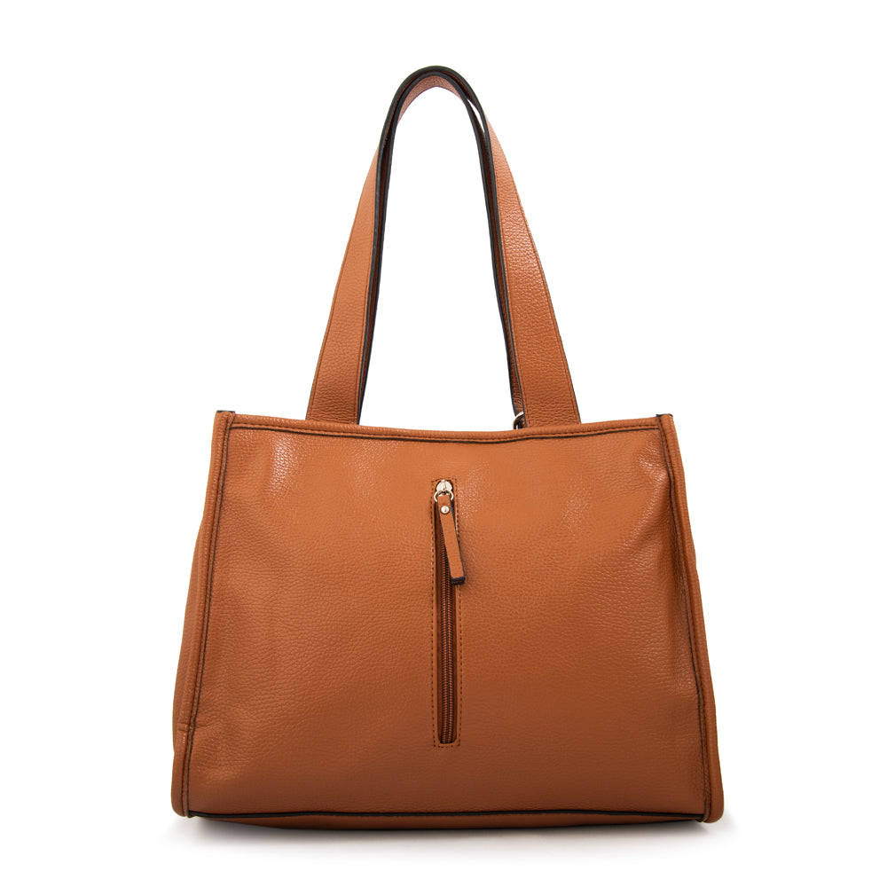 Cartera Dos Asas Renatta Café