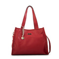 Cartera Dos Asas Renatta Rojo Oscuro