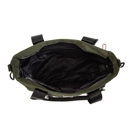 Cartera Dos Asas Elina Verde Oliva