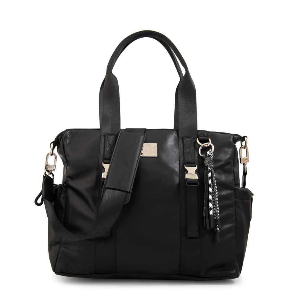 Cartera Dos Asas Porta Laptop Elina Negro