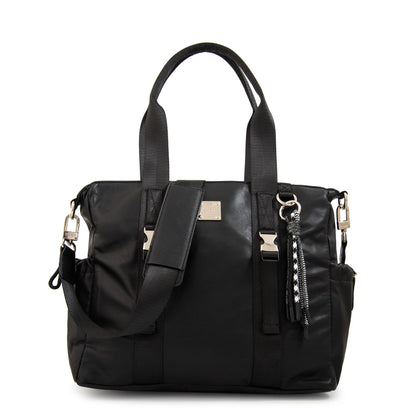 Cartera Dos Asas Porta Laptop Elina Negro