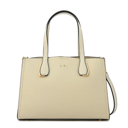 Cartera Dos Asas Felicia Blanco Crudo