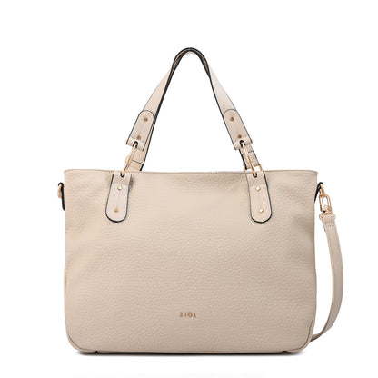Cartera Dos Asas Barbara Blanco Crudo