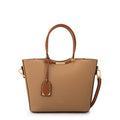 Cartera Dos Asas Mandela Beige