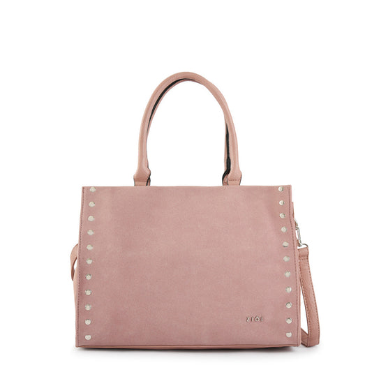 Cartera Dos Asas Viella Rosado Viejo