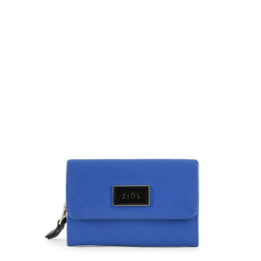 Billetera Cierre Exterior Fraila Azul