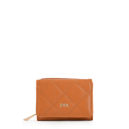 Billetera Cierre Exterior Bouffi Camel