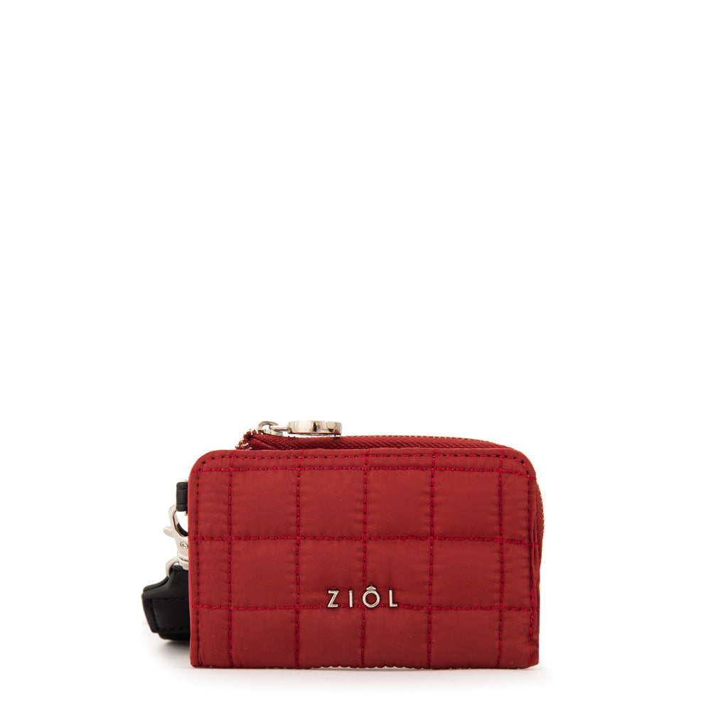Billetera Pequeña Nacha Rojo