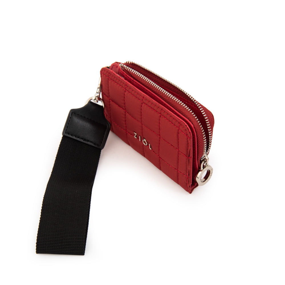 Billetera Pequeña Nacha Rojo