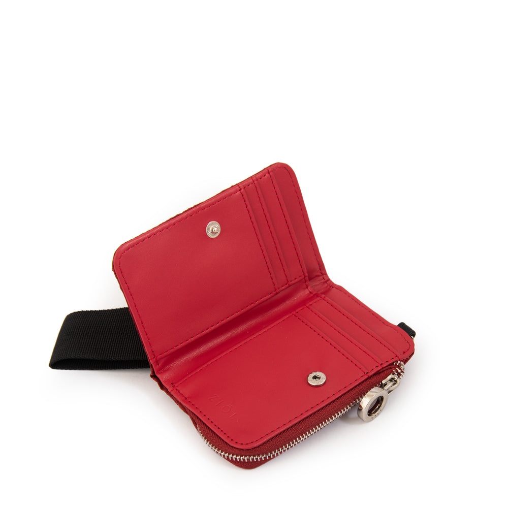 Billetera Pequeña Nacha Rojo