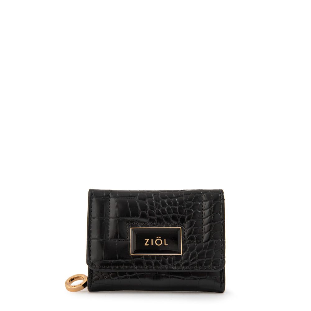 Billetera Pequeña Areu Negro