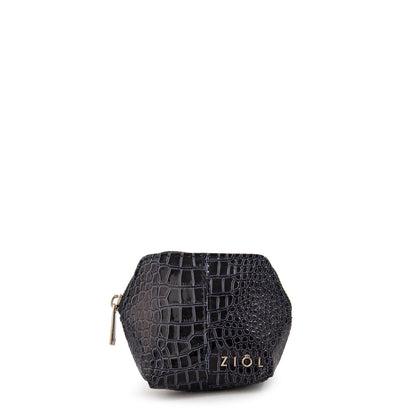 Monedero Caroline Azul Oscuro