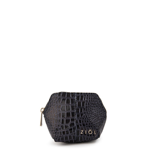 Monedero Caroline Azul Oscuro