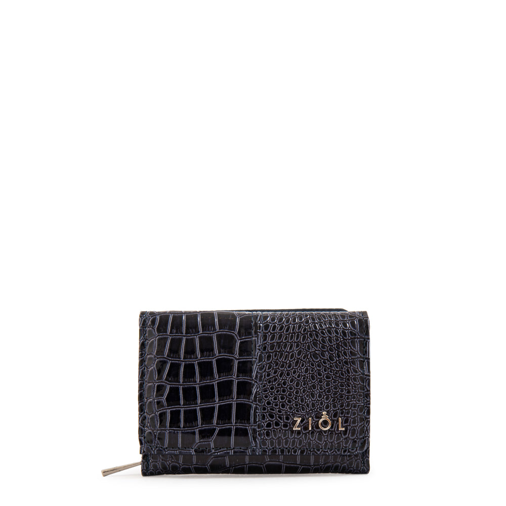 Billetera Pequeña Caroline Azul Oscuro