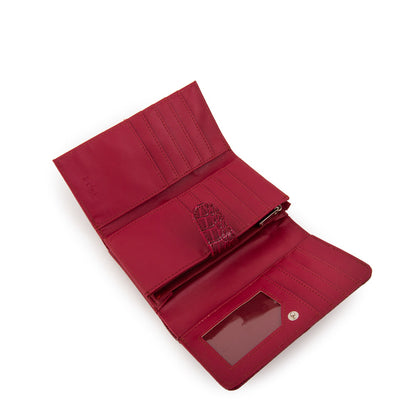 Billetera Caroline Rojo