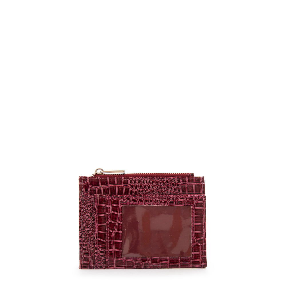 Tarjetero Caroline Rojo