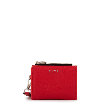 Billetera Cierre Exterior Vayk Rojo