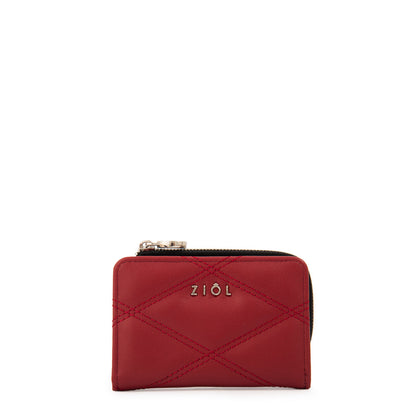Billetera Pequeña Elvira Rojo