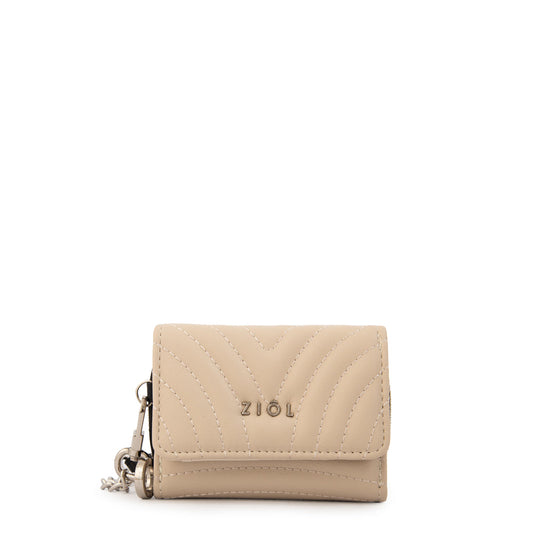 Billetera Pequeña Shanon Beige
