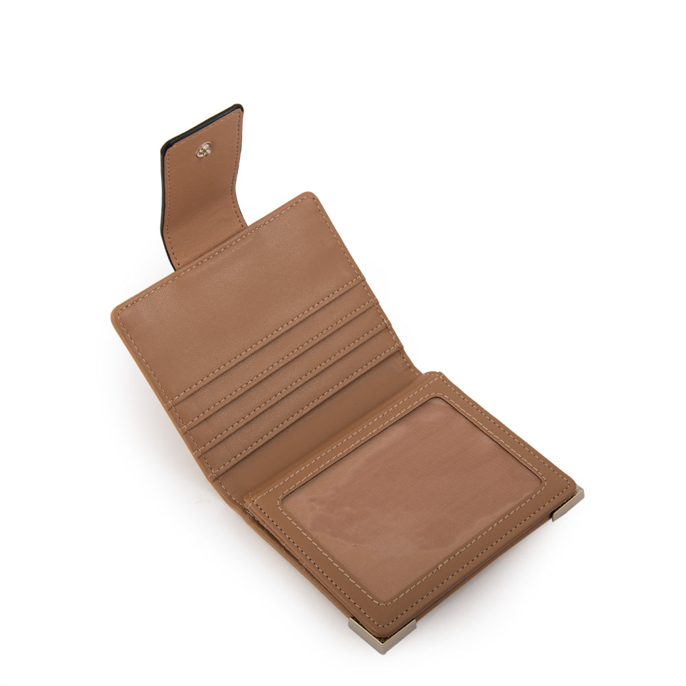Billetera Pequeña Demin Beige