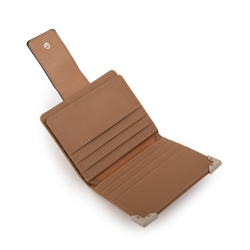 Billetera Pequeña Demin Beige
