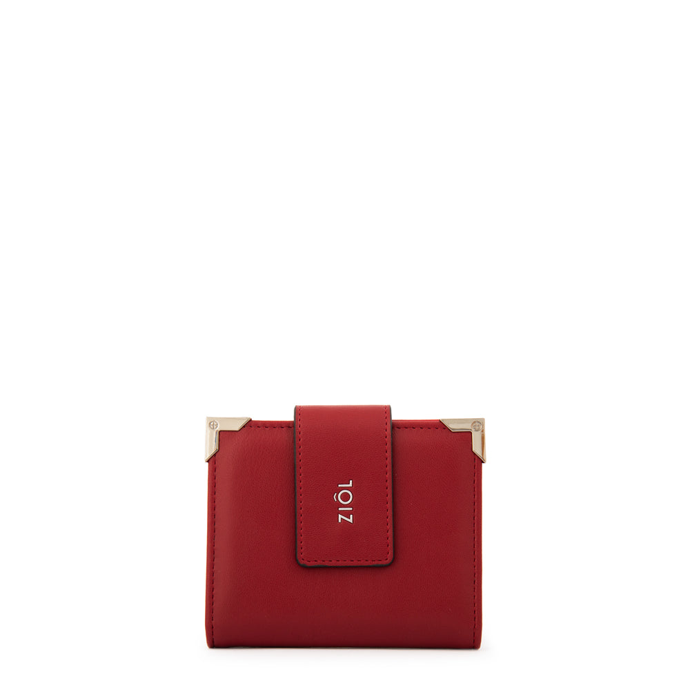 Billetera Pequeña Demin Rojo