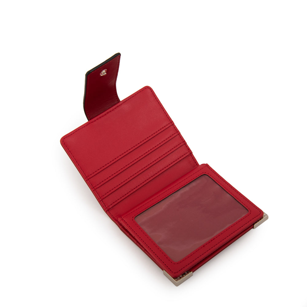 Billetera Pequeña Demin Rojo