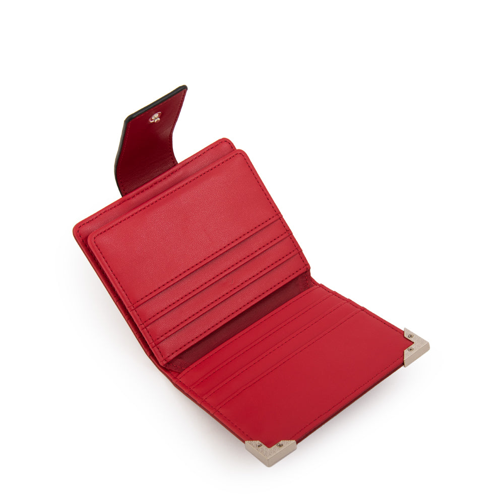 Billetera Pequeña Demin Rojo