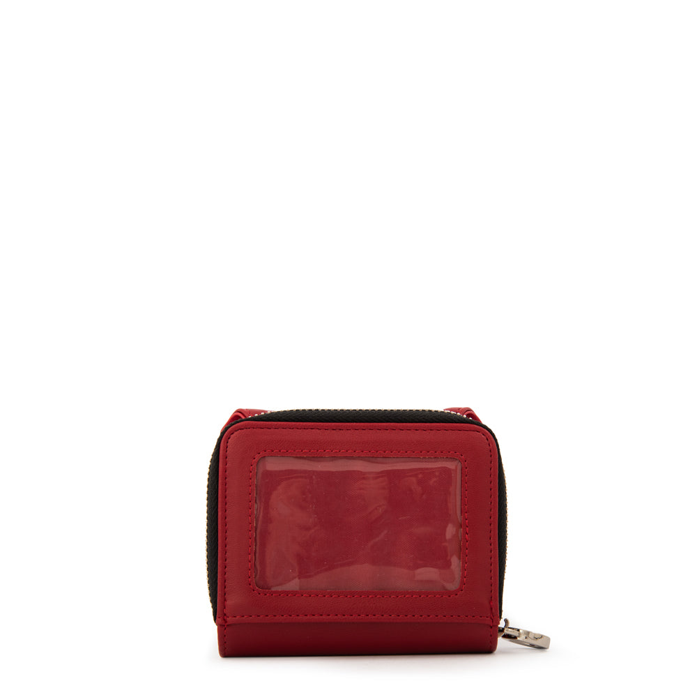 Billetera Mediana Demin Rojo