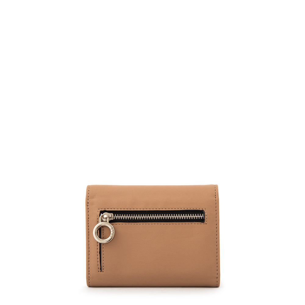 Billetera Demin Beige