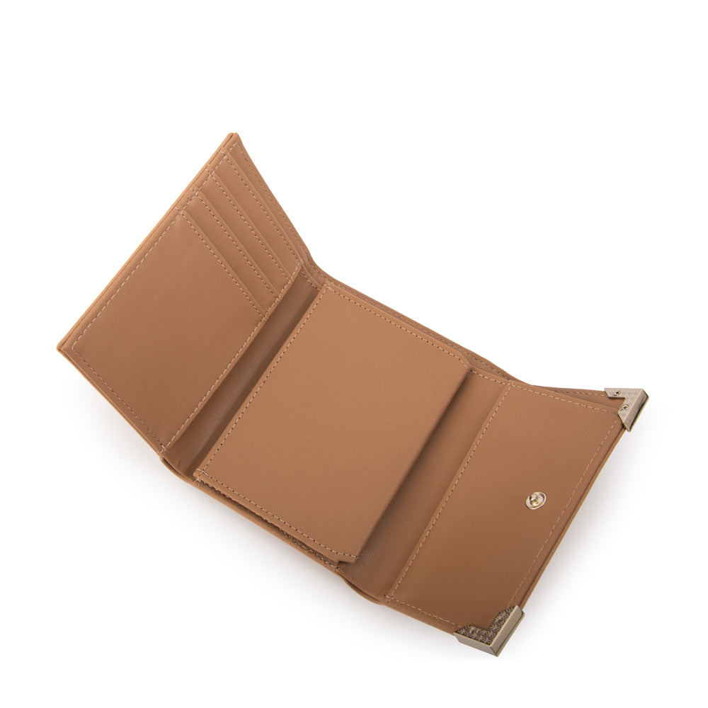 Billetera Demin Beige