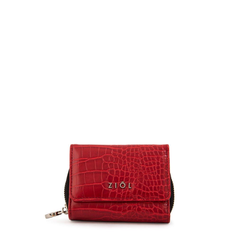 Billetera Pequeña Lorena Rojo
