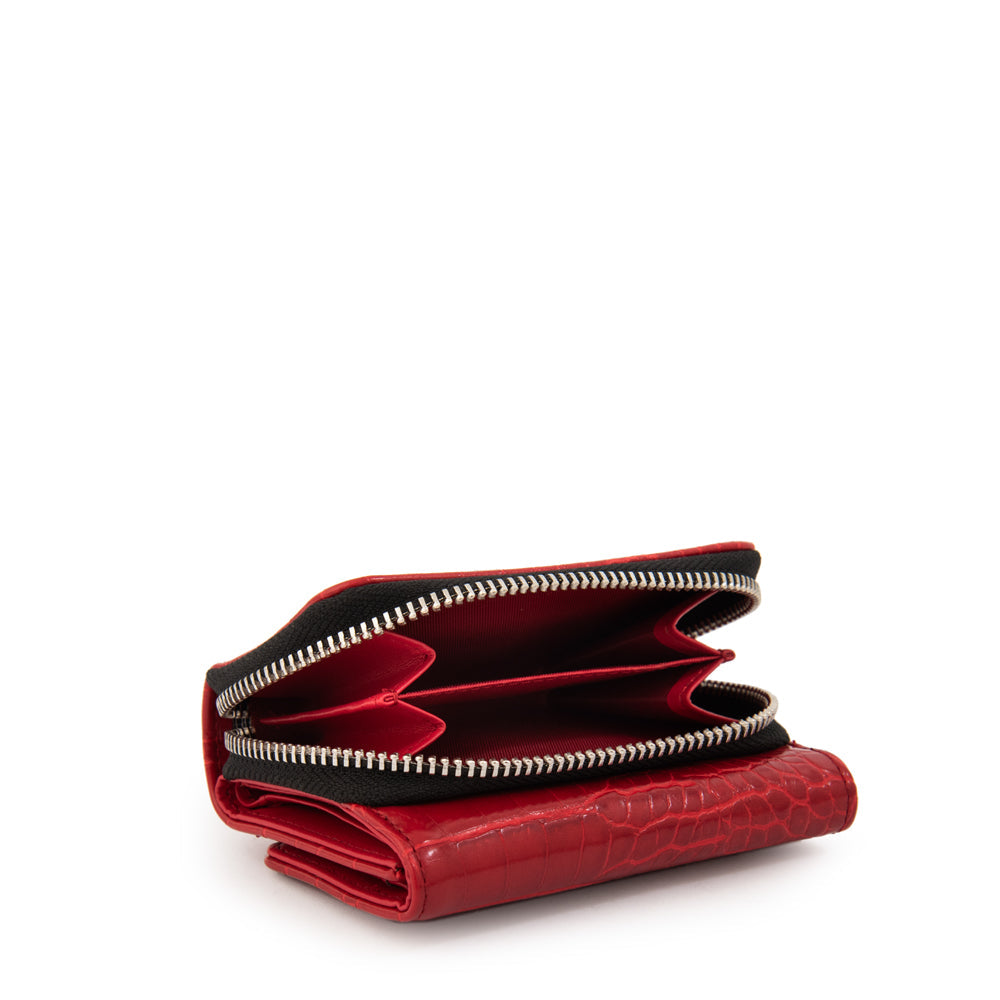Billetera Pequeña Lorena Rojo