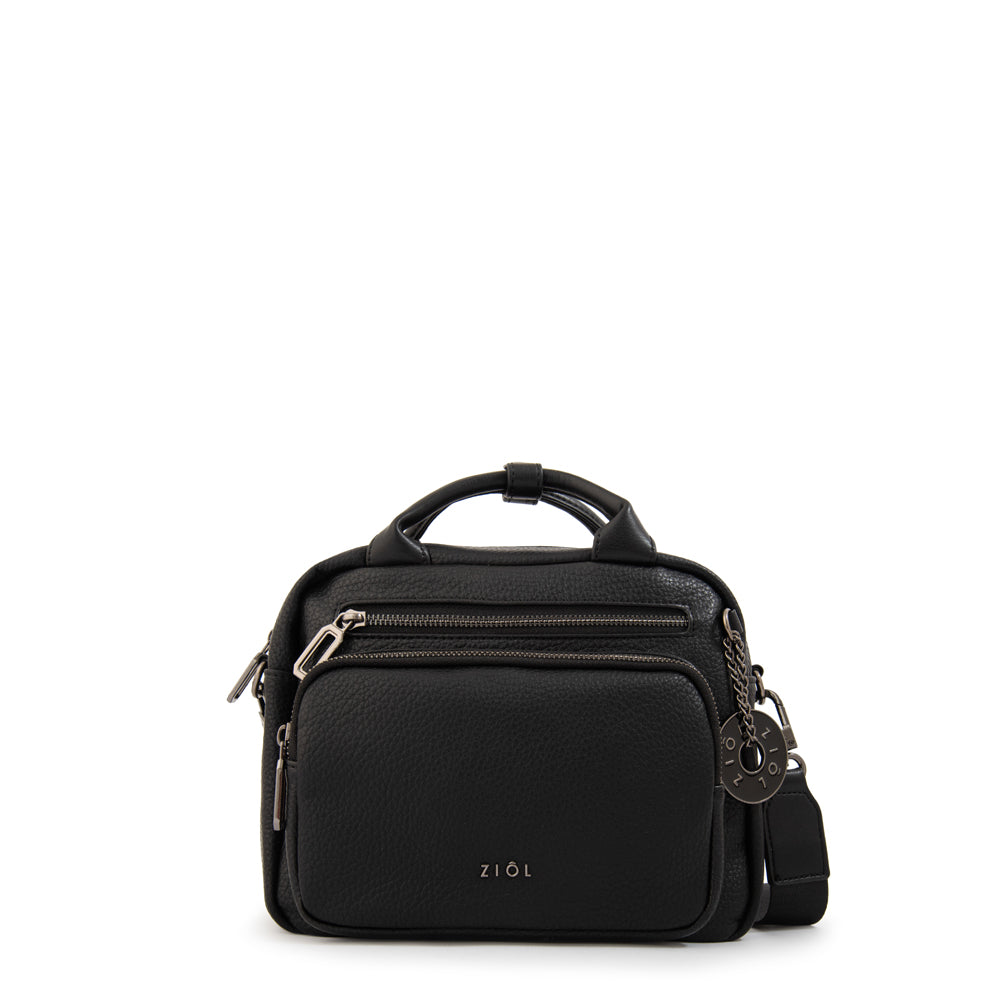 Crossbody Ada Granulada Negro