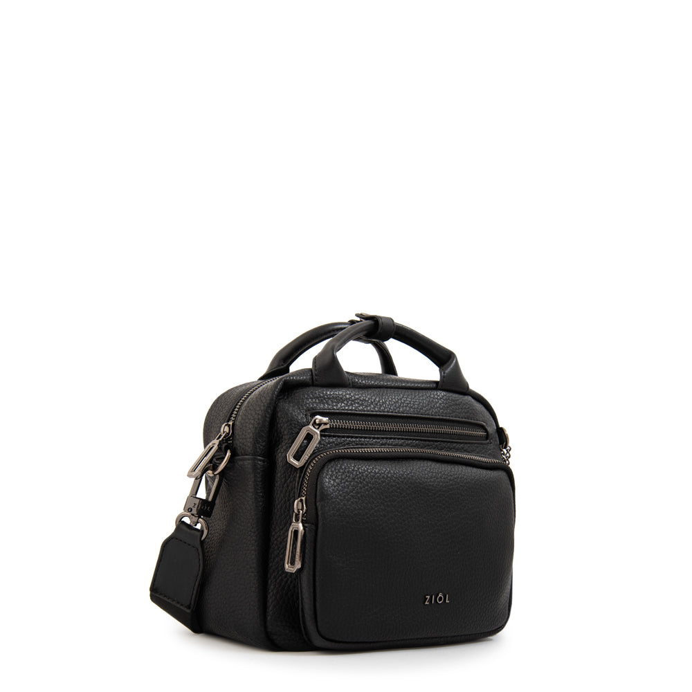 Crossbody Ada Granulada Negro