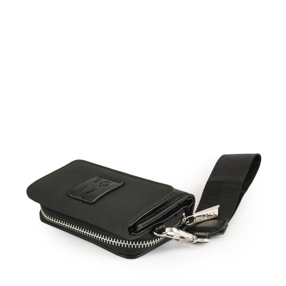 Billetera Cierre Exterior Adelia Negro