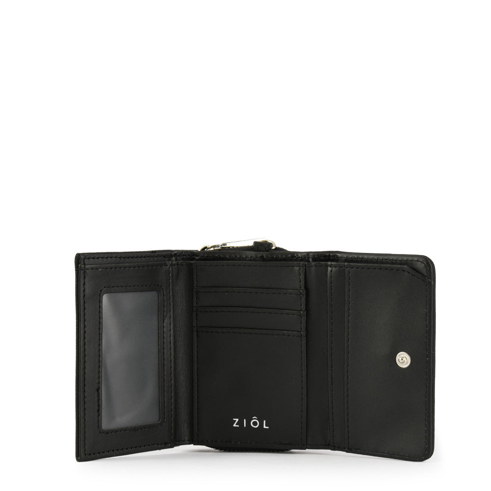 Billetera Cierre Exterior Adelia Negro
